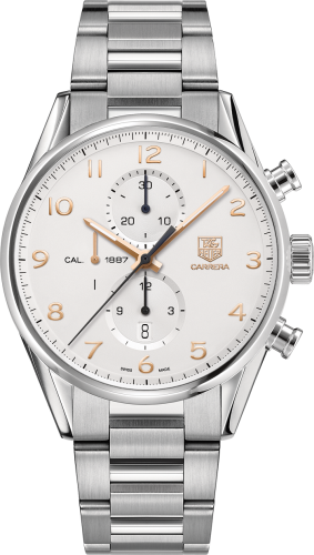 TAG Heuer Carrera Calibre 1887 43 Stainless Steel / Silver / Bracelet